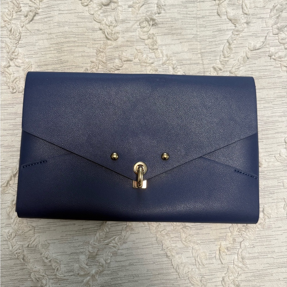 Sondra Roberts Origami Faux Leather Clutch